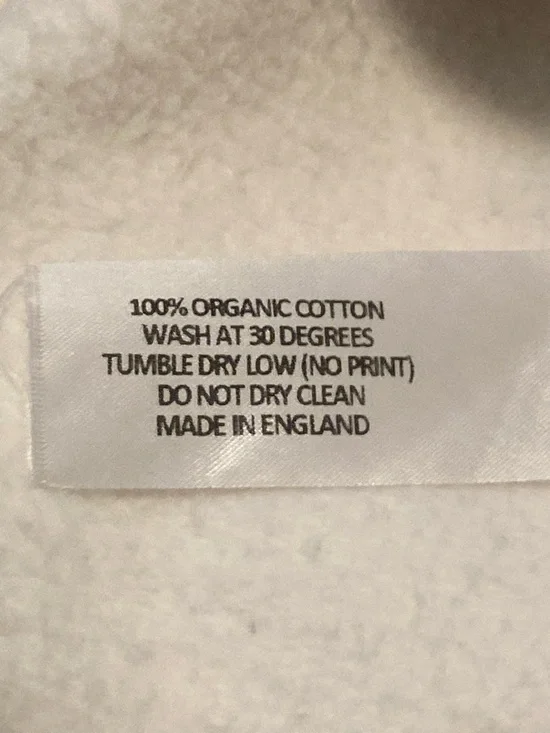 Sloppy Joe UK 100% Organic Cotton High Neck Sweatshirt, Sz 3 L/XL Oversized Boxy - Picture 15 of 16